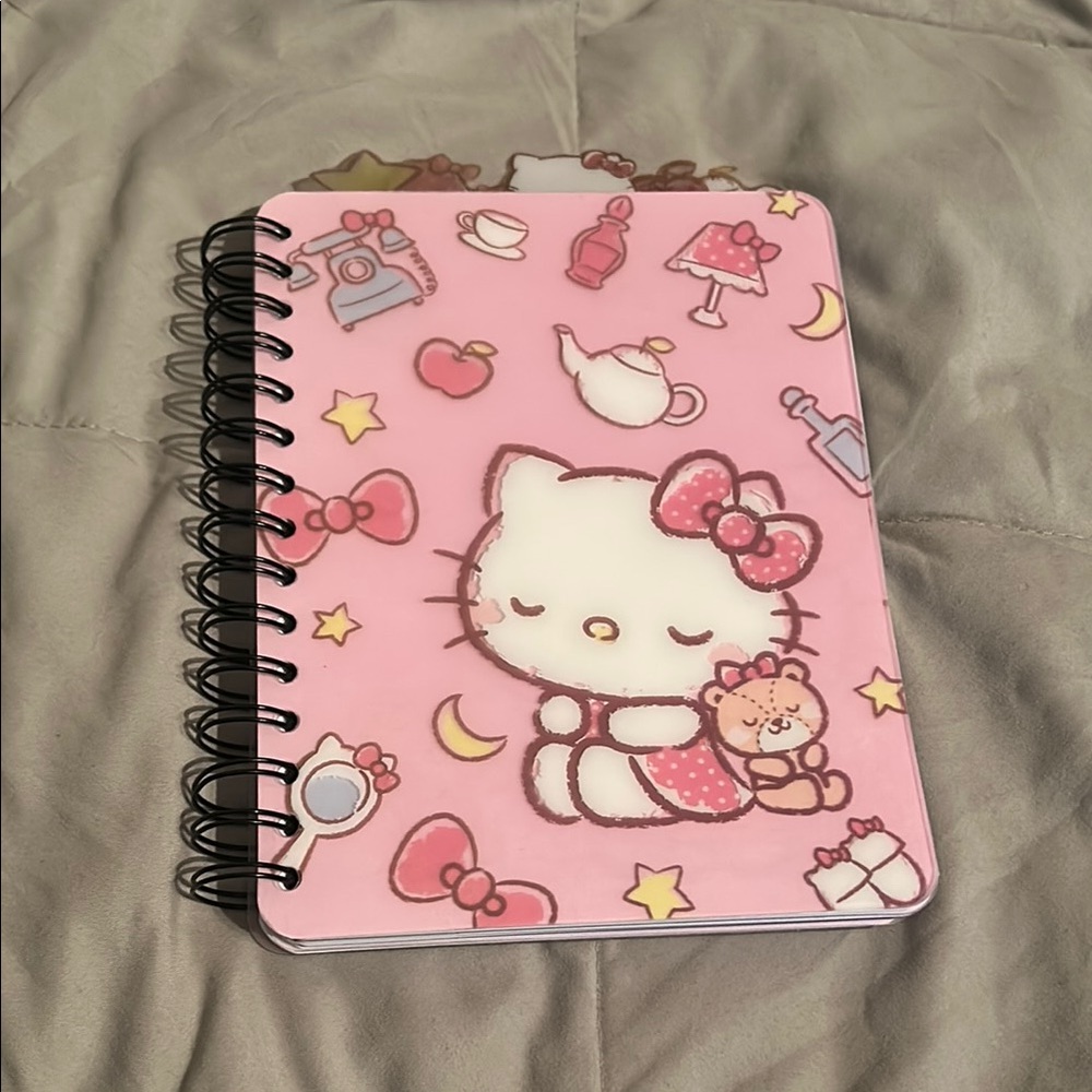 Pink Hello Kitty Spiral Notebook